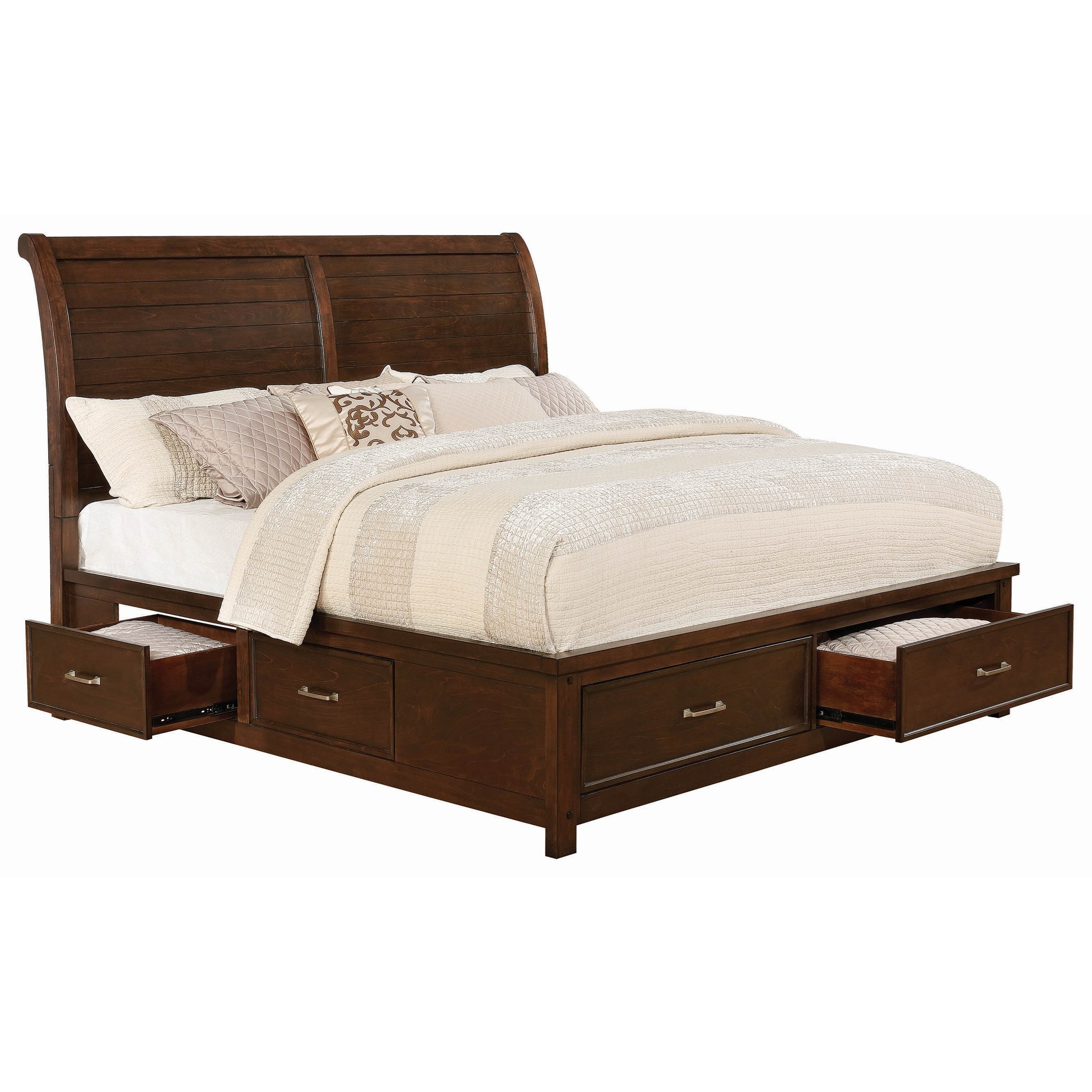 Coaster Barstow Transitional King Storage Bed Rife's Home Furniture